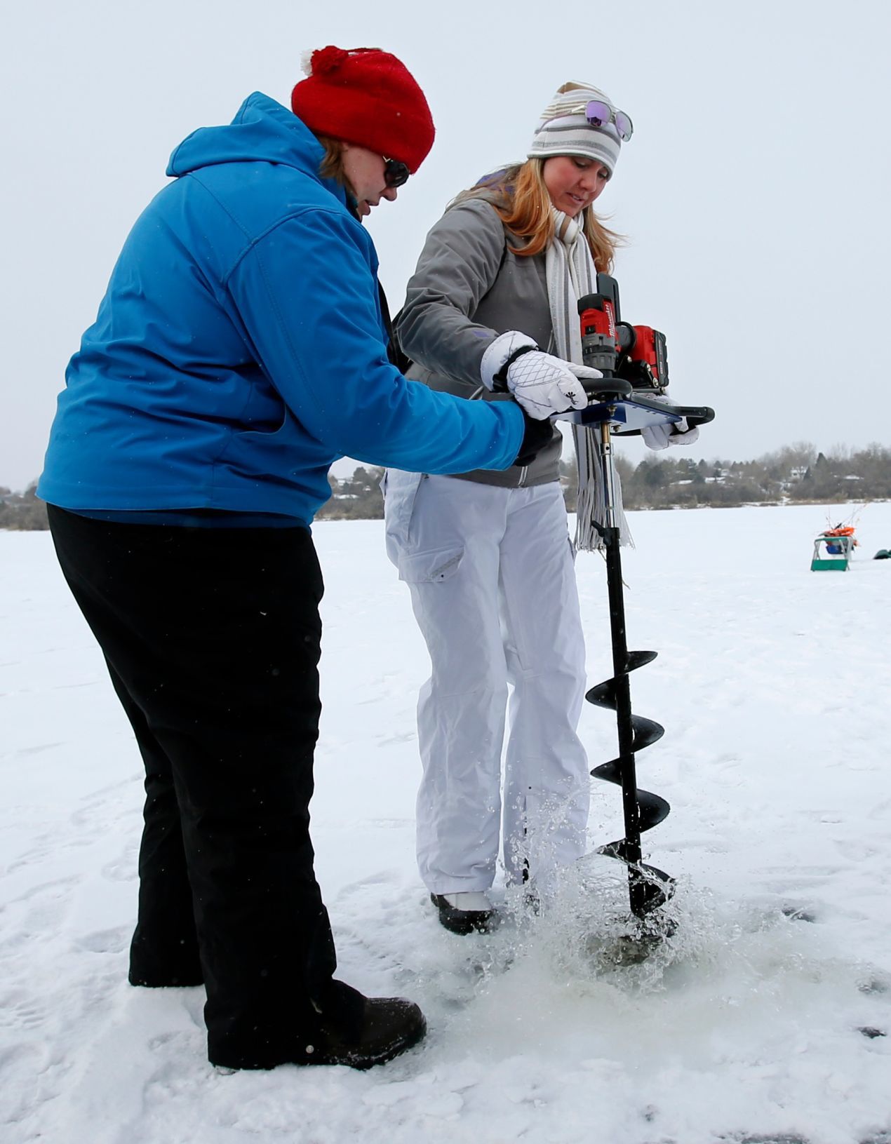 Ice fishing workshop